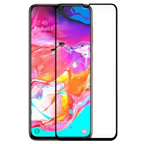 SCREEN GLASS PRTECTOR 10D SAMSUNG GALAXY A70 BLACK